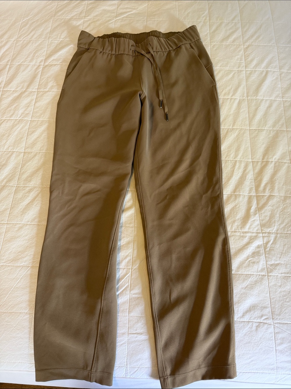 lululemon athletica Straight-Leg Drawstring Pants in Brown